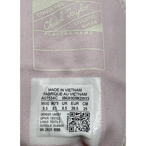 Converse Chuck 70 Knit Unisex High Top Shoes Women's 8.5 Men's 6.5 A07534C New - Picture 8 of 10